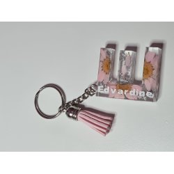 Majse nglering - med blomster, flager og t navn