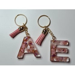 Roseline nglering - med lyserde og lilla blade og t navn