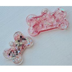 Diva hundetegn LILLE - med glimmer og farve 