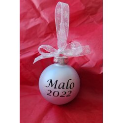 Personlige julekugler - glas