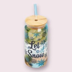 Jule glas tumbler