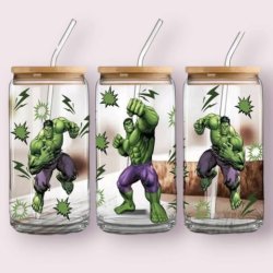 Glas tumblere - superhelte