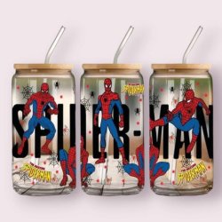 Glas tumblere - superhelte