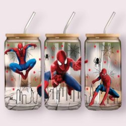 Glas tumblere - superhelte