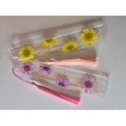 Aliyah bogmrke - med flager og blomster