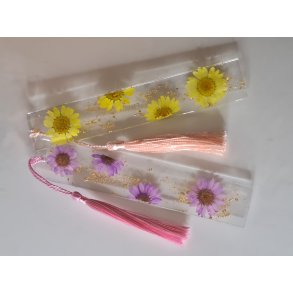 Aliyah bogmrke - med flager og blomster