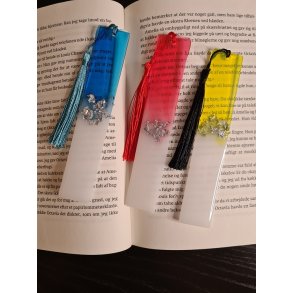 Camilla bogmrke - tofarvet med flager