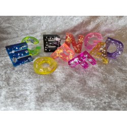 Line ngleringe - baggrundsfarve og flager