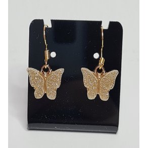 Sommerfugle reringe m/glimmer