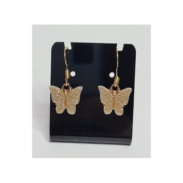 Sommerfugle reringe m/glimmer